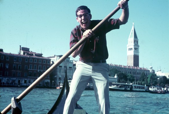 Gondola in Venice on the Grand Canal, Stanford-in-France, 1967