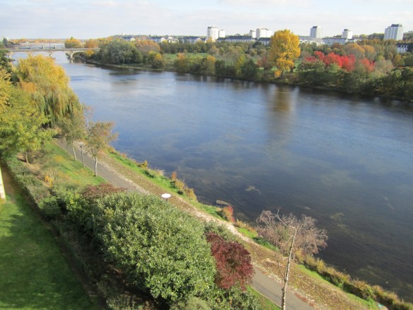 Cher River runs by two great French castles, Chenonceaux and Villandry
