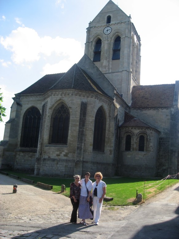 Van Gogh's church at Auvers-sur-Oise